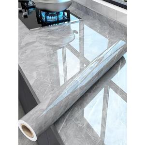 Marble Contact Paper 15.7" x 197" Grey Wallpaper Marble Peel and Stick Wallpaper for Countertops Self-Adhesive Wall Paper Removable Waterproof Vinyl Faux Granite Dcor for Furniture Upcycling