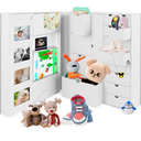 Baby Keepsake Box - Baby Memory Box - Baby Boy Girl Keepsake Box Tins Memory Box Pregnancy Baby Bubbs Storage Box Baby First Year Box Library Baby All-in-One Organizer