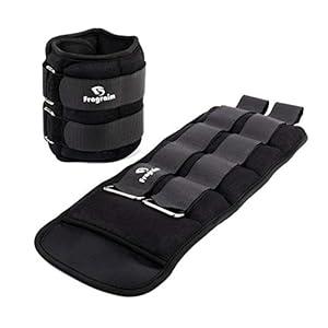 Ankle Weights, Wrist Arm Leg Weights 10 LBS x 2 for Women, Kids and Men, Comfortable and Soft, Perfect for Dancing, Running, Walking, Fitness, Workout (Black)
