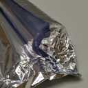 18x46" Clear Table Protector PVC Crystal Vinyl Table Cloths Heat Resistant Table Cloth 1.5mm Thick Plastic Table Cover Mat Writing Work Office Desk Protector Pad Waterproof Easy Clean Floor Cover Mat