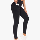 THE GYM PEOPLE Tummy Control Workout Leggings with Pockets High Waist Athletic Yoga Pants for Women Running, Fitness 3XL