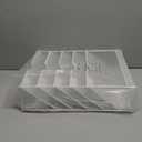 6 Tier Magnetic File Holder, No Drilling Installation File Cabinet Organizer,Black Magnetic File Holders, Magnetic Paper Holder for Refrigerator,File Cabinets, Whiteboard, White