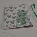 Avery + Amy Tangerine Designer Collection Binder, 1 Inch Round Rings, 175-Sheet Capacity, Hatchmark Hearts (28320)