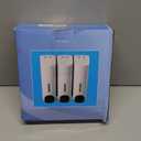 3 in 1 Chamber Wall Mounted BathroomShower Pump Dispenser,Dispensers for The Shower,Shampoo and Conditioner Dispenser,Shower Dispenser 3 Chamber no Drill(17.6 oz Triple,Colourless)