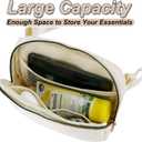 3 x Belt Bag Crossbody Bags for Girls Women - Gifts for 8 9 10 11 12 13 Year Old Girl - Teen Birthday Gifts - Small Waist Packs Trendy Kids Fanny Pack - Initial White Y,Cream Bag