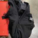 GSOU SNOW Ski Suit Womens One Piece Snowsuit Snowboard Jacket Slim Snow Jumpsuit Faux Fur Ski Outfit Waterproof Windproof Insulated, Black S