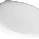 5321A65CT.020 Elongated Toilet Seat Replacement for American Standard Traditional Slow Close Toilet Seat Replacement Parts, Soft Close Toilet Bowl Seat Cover and Lid, White