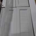 Jocoevol Farmhouse Dresser 8 Drawer Dresser for Bedroom, Large Wooden Dressers Double Grey Dresser with Deep Drawers Dressers for Hallway, Entryway (White and Brown)