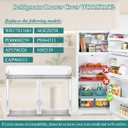 UPGRADED WR17X11662 Vegetable Pan Cover Frame (no glass) Compatible with GE, Hotpoint Refrigerator, WR17X11661 Refrigerator Drawer Cover replace 1092139, AP3796326, EAP964313 Crisper Cover Frame