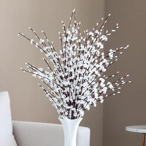 VANTREE 6 PCS Jasmine Artificial Flowers, 29.5" Long of Fake Flowers,Faux Flowers White Artificial Flowers for Decoration,Vase Filler for Farmhouse Wedding Home Office Party Hotel Restaurant Decor