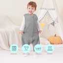 HOMEAL Toddler Sleep Sack with Legs, 1.0 TOG Wearable Blanket, Soft Cotton Baby Sleep Sack for Kids (2T3T)