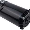 UST1152 Pool Pump Motor 1.5 HP Up-Rated, 56J Frame C-Face Round Flange, FIT Hayward Super Pump MaxFlo Super II, 3450 RPM 115V/230V Dual Voltage, 303 Stainless Steel Threaded Shaft