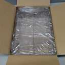 Clear Tea Bag Organizer, Dresser Organizers Drawer Organzier Storage Container with Removable Dividers, Plastic Storage Bin with Lid, Organizer for Scarves Ties Bras (Medium-8 Grids)