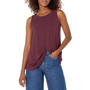 Amazon Essentials Women's Swing Tank, Burgundy, X-Large