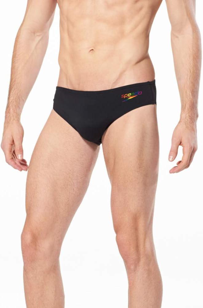 Speedo Men's Swimsuit Brief Endurance+ The One (Black, S)