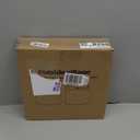 Burlap Lampshades Set of 2, 11.6" Top x 12.6" Bottom x 9.8" High, Brown Drum Shades for Table & Floor Lamps (Spider Fitter), Hand Crafted, Assembly Required