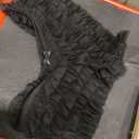 SHARICCA Womens Sexy Mesh Ruffle Panties Booty Boy Shorts Underwear. size M/L