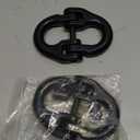 1/2 inch Tow Hitch Hammer Lock Safety Chain Adapter Connector Link Hammerlock Coupling Link, G80 Alloy Steel, 12000 Lbs Loading, Black, 2Pcs