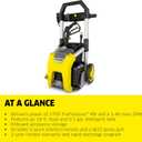 Kärcher Pressure Washer K1700, CETA Certified, 3 Spray Nozzles, Detergent Tank, for Cars, Driveways, Siding, Patios, 1.2 max. GPM