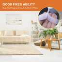 2rolls/Set Free Cut Self Adhesive Waterproof Hook and Loop, Tape Home Heavy Duty,Teacher Supplies for Handmade Craft Art and Couch(White)