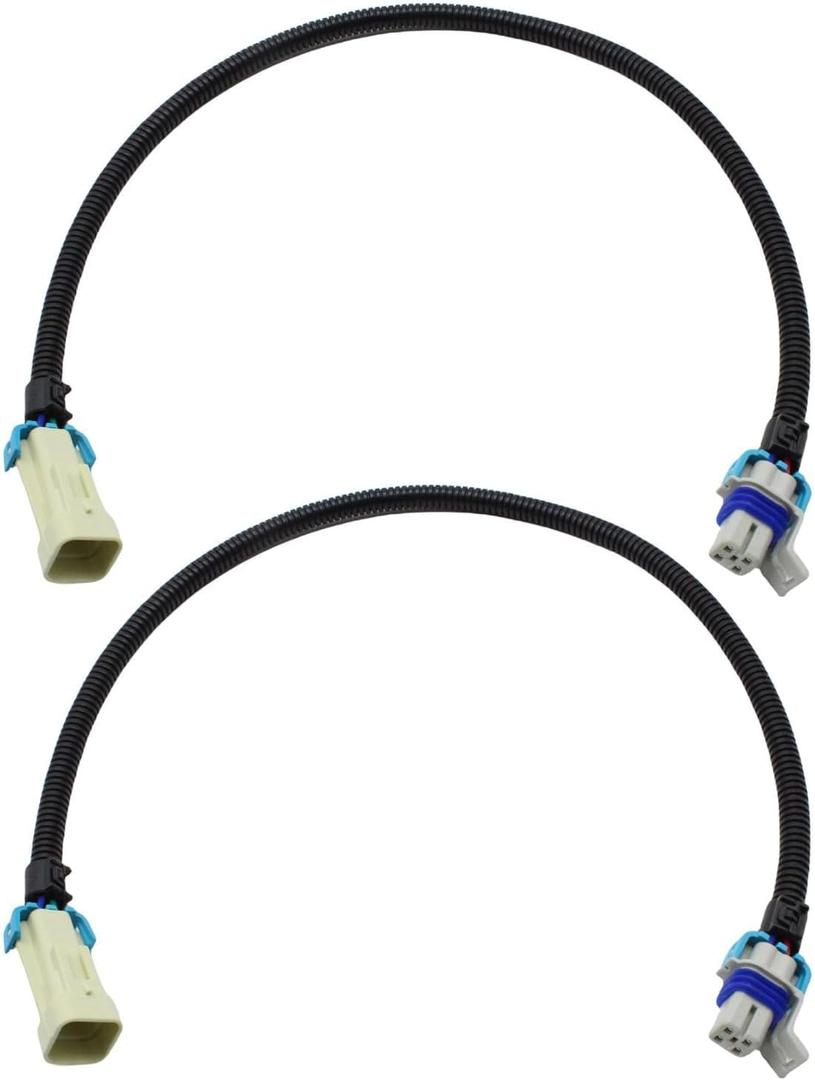 O2 Oxygen Sensor Extension Square for LS1 LS2 LS3 LS6 LS7 O2 Sensor Header Extension Harness 24 Inches 2 Pcs