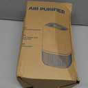 Air Purifiers for Office with H13 Quiet HEPA Filter Up to 1076 Ft for Pet Family, Pollen, Smoke, Compact Air Cleaner with 3 Speeds, Timer, Aroma Quiet, 360Intake, for Home Bedroom, Black