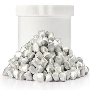 High Purity 99.6% Aluminum Chop 1 Pound, Raw Aluminum Pellets/Granules for Metal Casting and Melting, DIY Projects, Jewelry Making, Chemical Reactions, and Household Repairs (1, Pound)