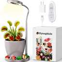 Venus Fly Trap Terrarium,Butterwort Plant Live Pot,Not Live Plant, Automatic Irrigation System Keeps Potted Soil Moist Makes a Great Gift Choice, Home Office Decor