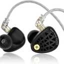 KZ Phantom in-Ear Monitor, Gaming Wired Earbuds with Full-Metal Cavity, Clear Sound & Deep Bass, Secure Fit Earphones for Audio Engineers, Musicians (Nomic)