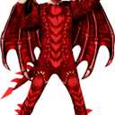 Morph Dragon Costume For Kids, Dragon Wing Costumes For Boys, Halloween Costumes Kids, Boys Halloween Costume (Medium, Red)