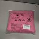 Women Elegant Satin Button Down Short Sleeve Maxi Shirt Dress with Belt (Pink, XL)