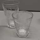 Vintage Butterfly Relief Drinking Glasses Set of 8, 12 oz Highball Glasses & 9 oz Cocktail Glasses Set,Kitchen Water Glasses Cup, Bar Tumbler Glassware Set for Beer, Juice, Cocktail
