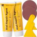 Bates- Drywall Repair Kit, 2 pcs of Wall Spackle Repair Paste(120g Each), Drywall Patch Kit, Spackle for Drywall Hole Filler, Wall Putty Hole Repair, Hole Filler Putty for Walls