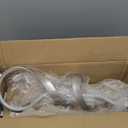 24W Modern 3Color Table Lamp with LED Spiral Design, 22“ Tall Silver Bedside Light & Nightstand Lamp, Touch Dimmable with 3 Colors & Remote Control for Bedroom, Living Room, Home Office (Silver)