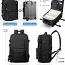 VGCUB Carry on Travel Backpack for Women Men Large Laptop Gym Work Frontier Airlines Personal Item Bag Business Airport Lightweight Backpack Flight Approved Mochilas de Viaje Black