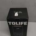 ToLife Dehumidifiers for Home 30 OZ Water Tank with Auto-Off 500 sq.ft Portable Small Dehumidifier for Bathroom Bedroom RV Closet Room 7 Colors LED Light, Gray