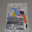 HILAVO Dog Paw Balloons Orange and Blue 60pcs 12 Inch Paw Print Puppy Balloons Navy Blue Pastel Orange Beige Latex Helium Balloon for Boys Paw Space Theme Baby Shower Blue Birthday Party Decorations