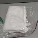 Miumoon 60-pack Compactor Bags with Pre-punched Holes for Attaching, 2.6 mils Heavy Duty Compactor Bags, Fits 15-inch Rectangular Drawer Compactors, Twist Ties Included, White