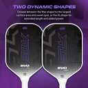 Selkirk Sport SLK Evo Pickleball Paddles | Evo Power, Control and Hybrid | Fiberglass or Carbon Fiber Pickleball Paddle (XL (Elongated Shape))
