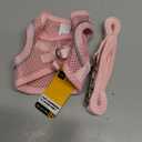 Fida Cat Harness and Leash Set for Walking Kitten and Puppy, Escape Proof Kitten Harness with Breathable Lightweight Soft Mesh, Adjustable Reflective Step-in Design. (XXXS, Pink) (XXXS (Neck:10.2"-11.4"; Girth:11.4"-12.6"))