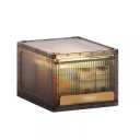 16.5L Stackable Storage Bin Plastic Drawer with Lid Box Closet Shelf Organizer