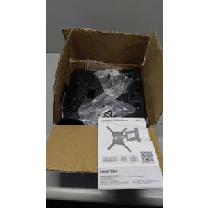 monTEK Full Motion TV Wall Mount for 23–65 Inch Flat & Curved TVs and Monitors, Swivel & Tilt Articulating Bracket, Max VESA 400x400mm, Holds up to 77 lbs, Perfect Center Design