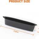 Savadicar GrabTray Passenger Storage Tray Organizer Grab Handle Accessory Box for 2011-2018 Jeep Wrangler JK JKU 2/4 Door, Interior Accessories, Black