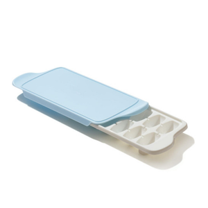 Ice Cube Tray with Cover - Blue