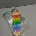 Melissa & Doug Caterpillar Xylophone Musical Toy with Wooden Mallets 15.25" x 6.5" x 1.5", Blue