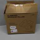 Neck Massager Pillow with Heat, Shiatsu Back and Shoulder Massage with Deep Tissue Kneading, Portable Cervical Traction Device for Full Body Muscle Pain Relief, Gift for Women Men (Black)