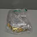 Disposable Gold Placemats Set of 50 Metallic Thin Round 13 Inch Gold Doilies Mesh Pressed Fall Table Placemates 50 Pack Gold Charger Plates for Wedding, Birthday Party