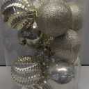 XmasExp Christmas Ball Ornaments (3.15", Champagne Gold) 16ct Christmas Ball Ornaments Shatterproof Xmas Tree Hanging Balls Decorations Perfect for Holiday Wedding Christmas Decor