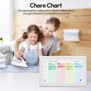 BOCT 21.5'' Digital Calendar Wall - 64GB Memory Touch Screen Chore Chart Smart Calendar, Digital Planner, Auto-Sync, APP Control, Interactive Family Schedules, Gift for Mother