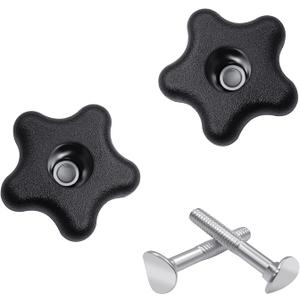 Handle Knob and Screw Bolt Washer Kit Fits Toro Lawn Mowers/Snow Blowers 92-2260 and 106-4161,107-3844 for Repair Snow throwers and Lawn mowers Parts (2 Pack)